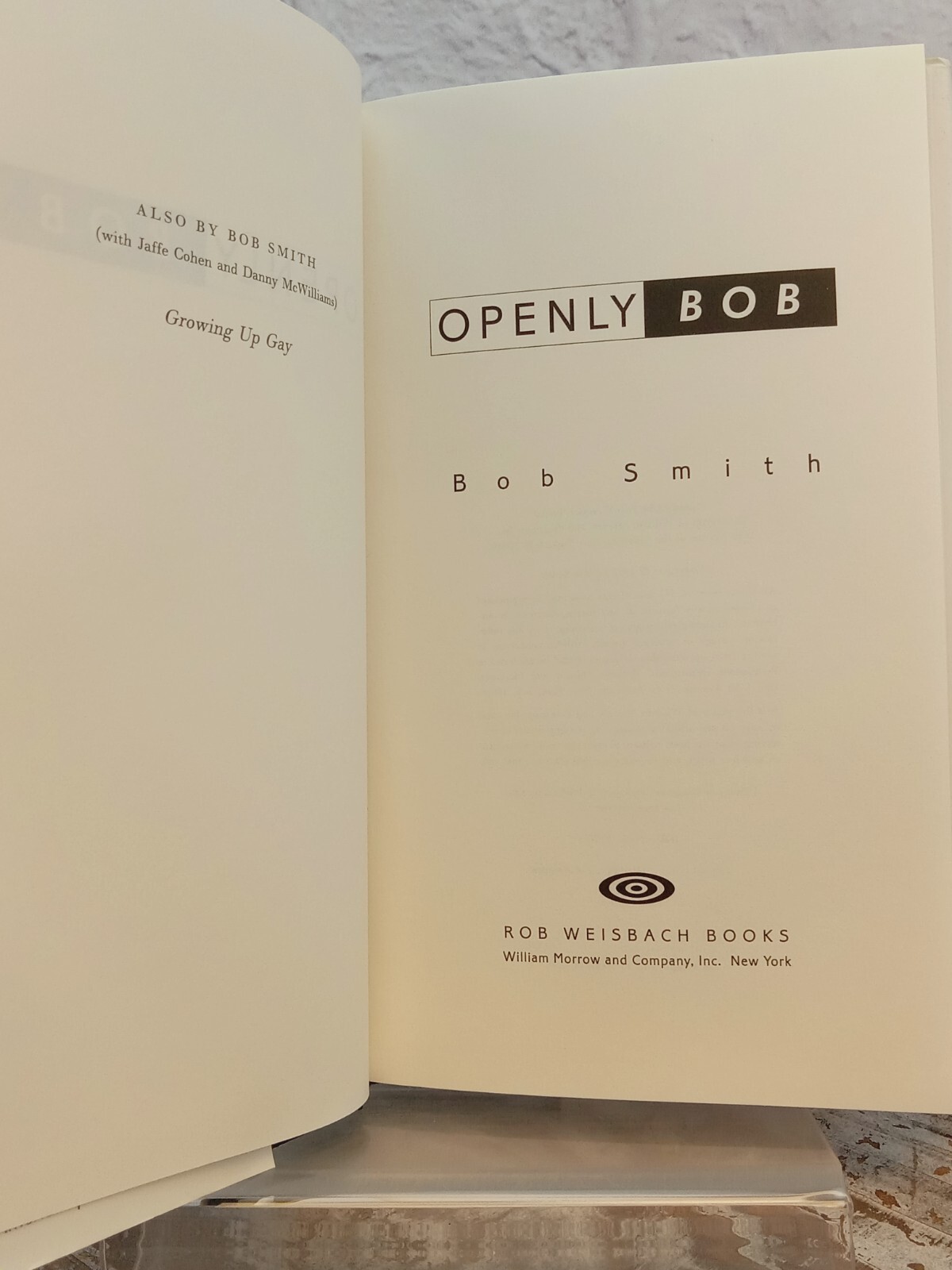 Openly Bob by Bob Smith (1997, Hardcover)