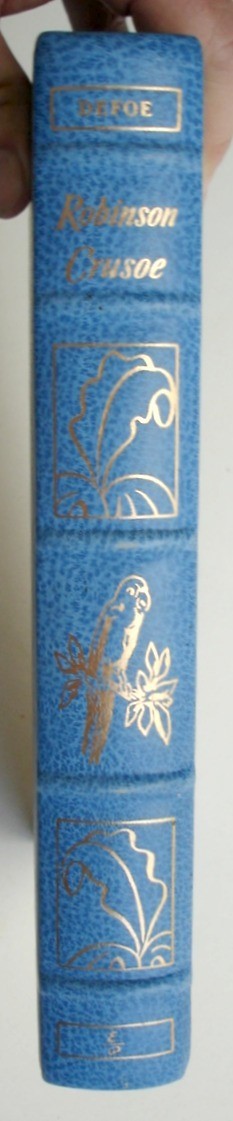 Easton Press Blue LEATHER Robinson Crusoe, 1976, Daniel Defoe