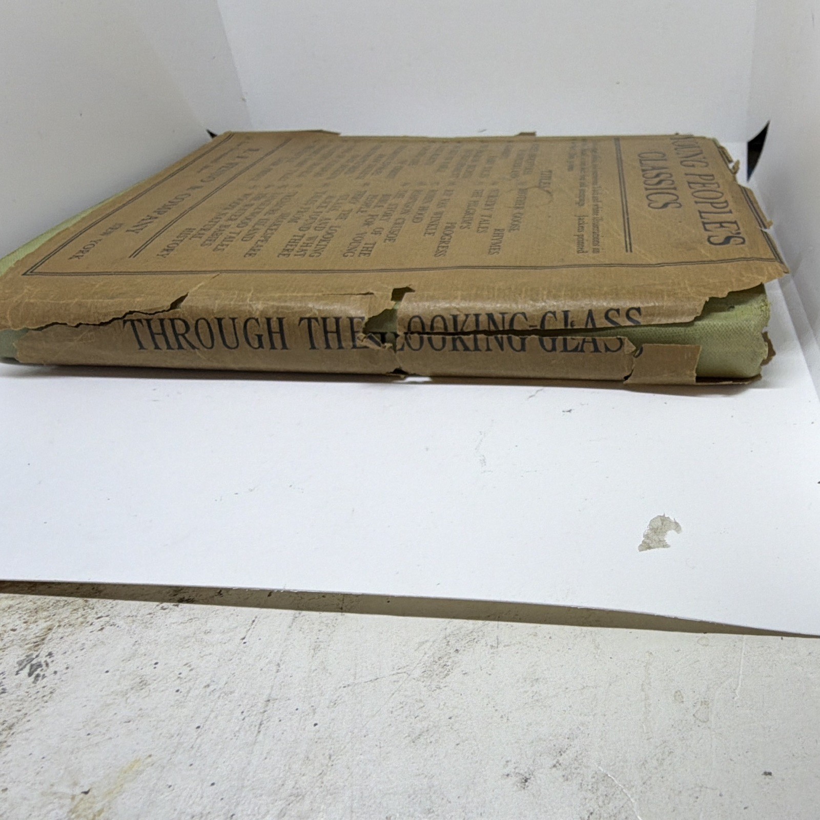 Through the Looking Glass: And What Alice Found There by Lewis Carrol Vintage
