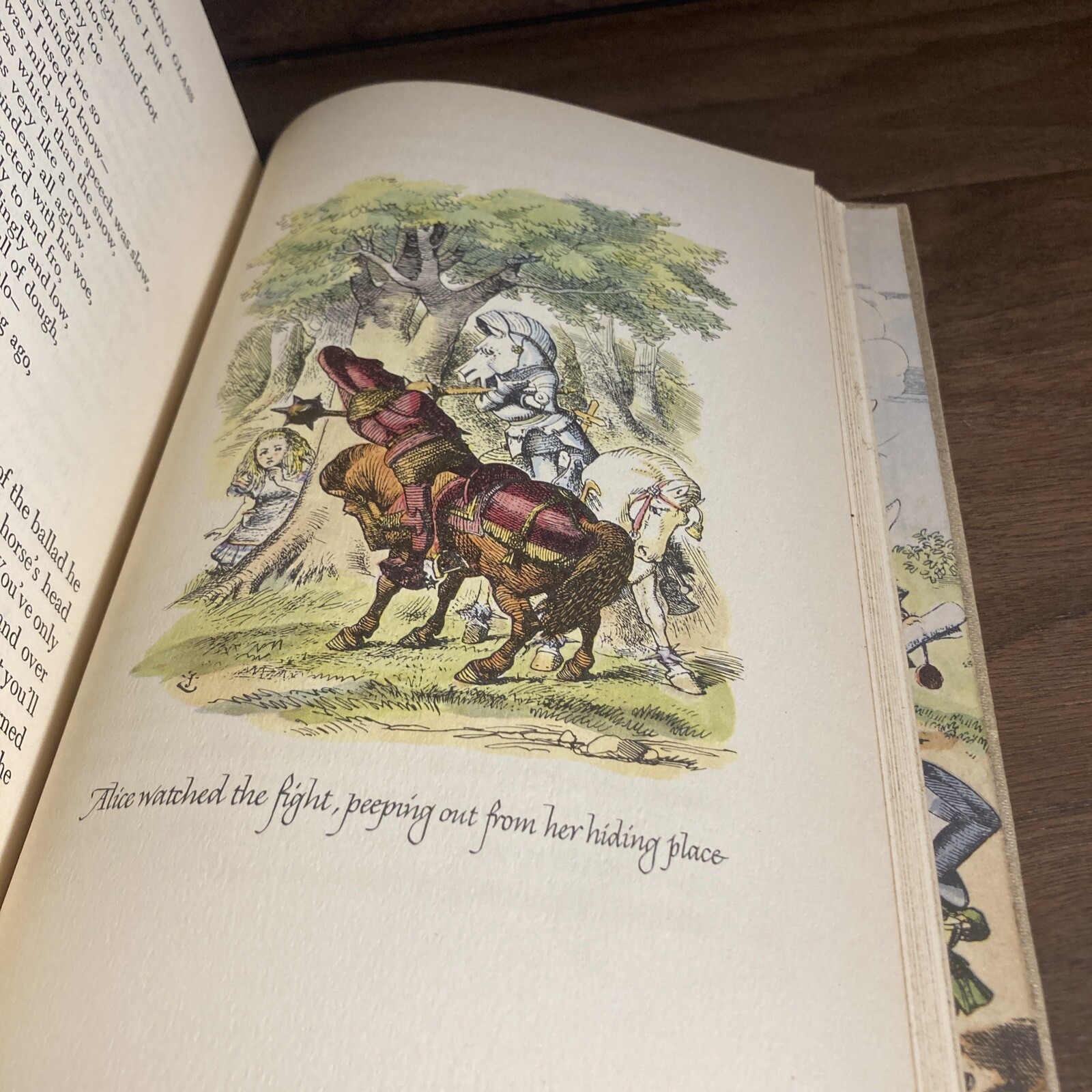 Alice in Wonderland & Through The Looking Glass Illustrated 1946 HC Book Carroll