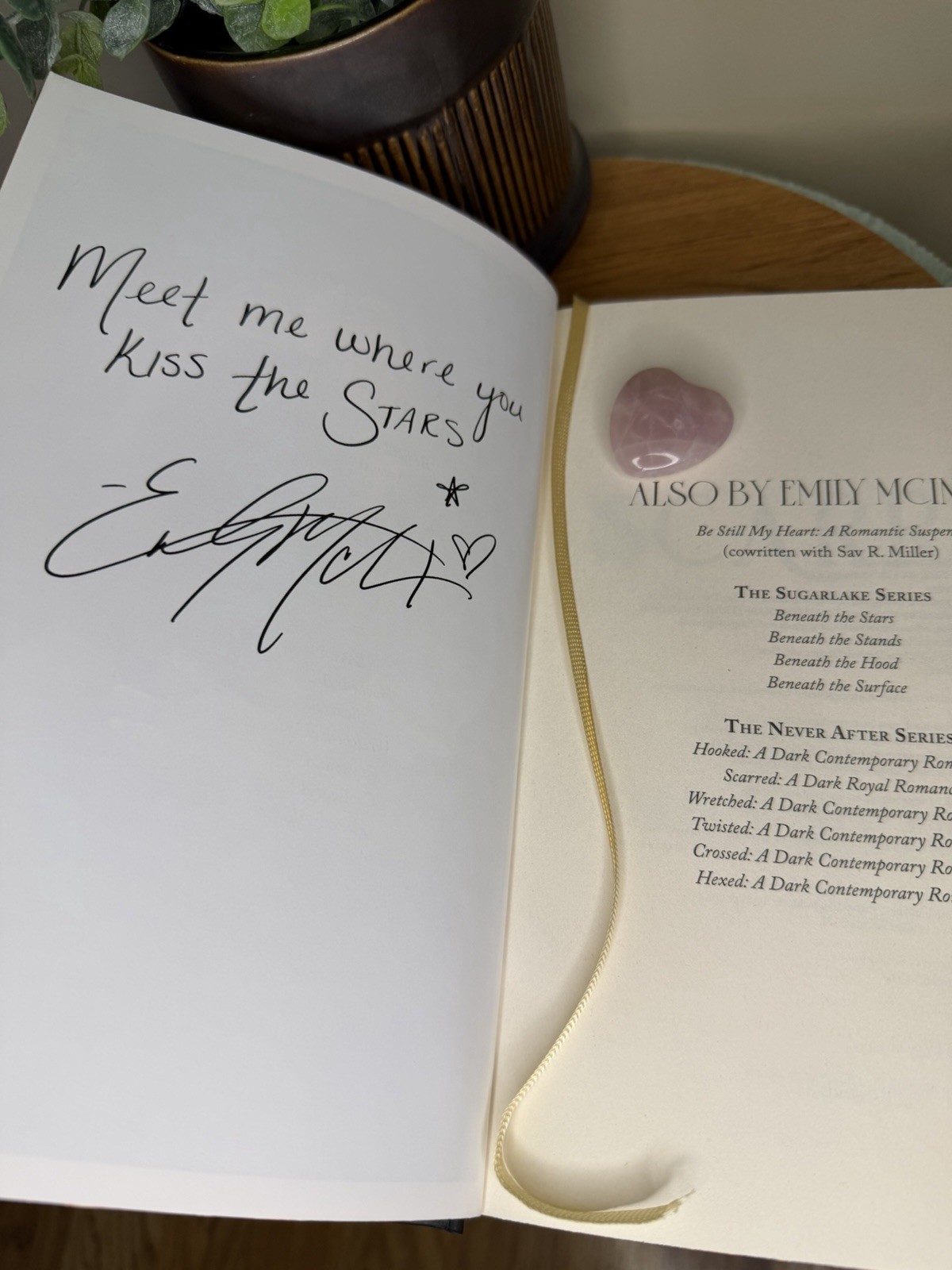 Scarred Emily McIntire Deluxe HC Sprayed Edges Art Pages Printed Signature