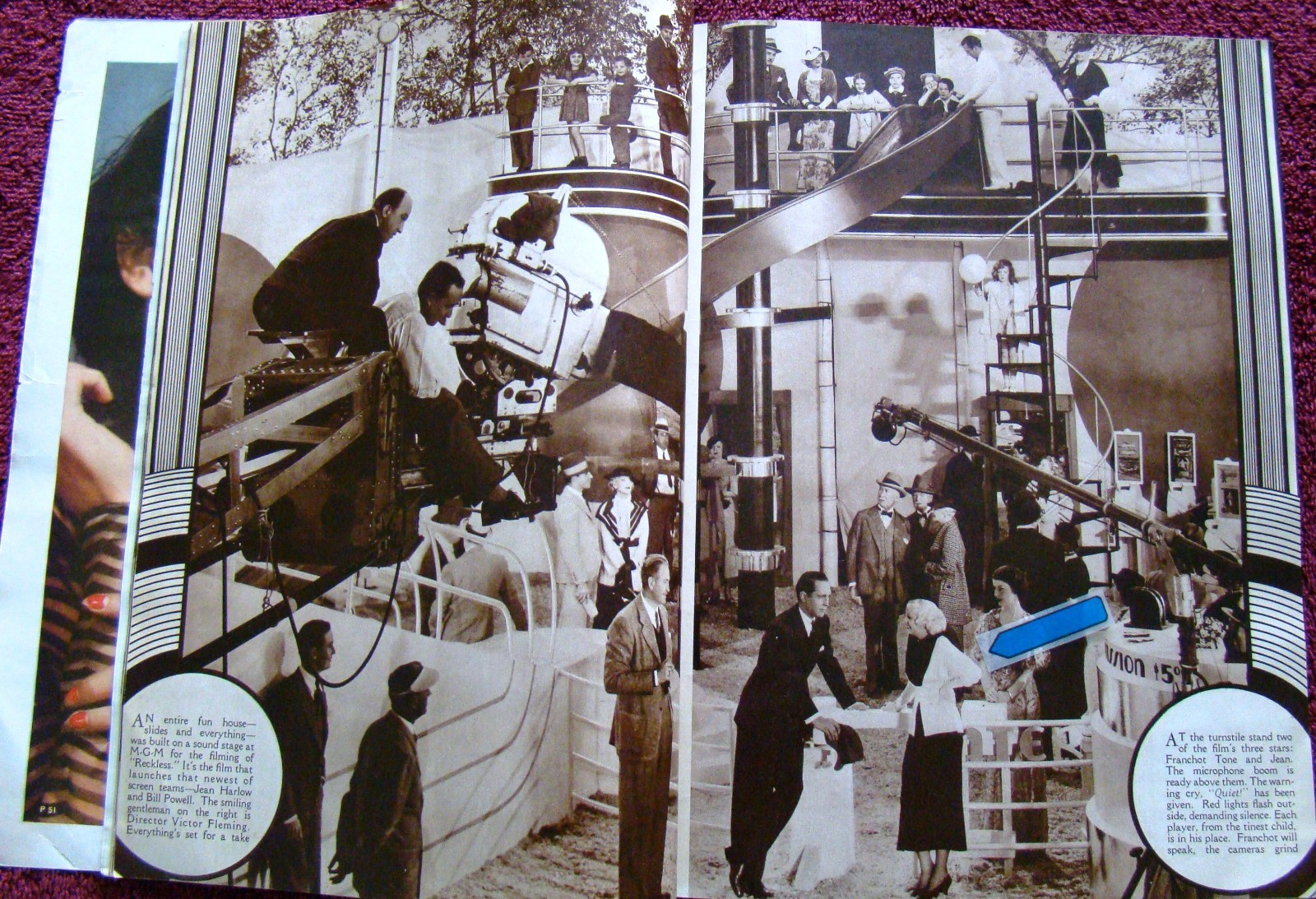 SHADOPLAY (4/35) with G. Raft, C. Lombard cover movies Harlow J. Bennett Mack