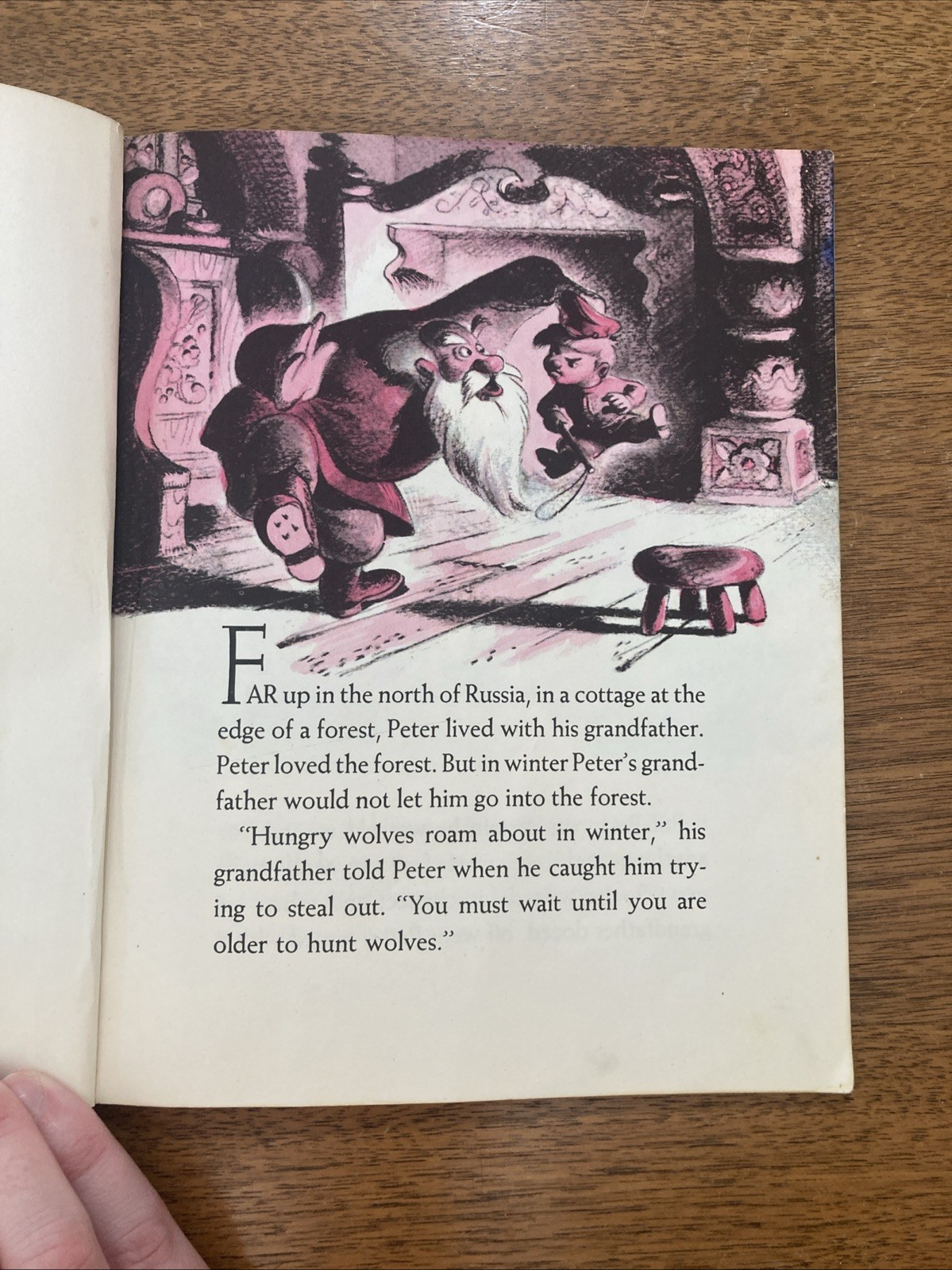 Walt Disney’s Peter & The Wolf Vintage Children’s Little Golden Book 1976