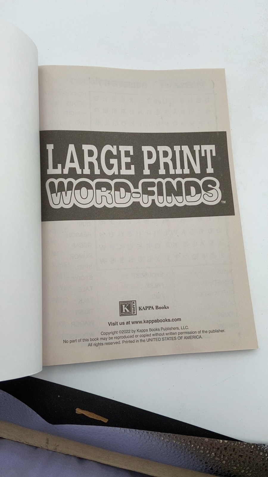 Large Print Word-Finds Paperback Volume 381 2022