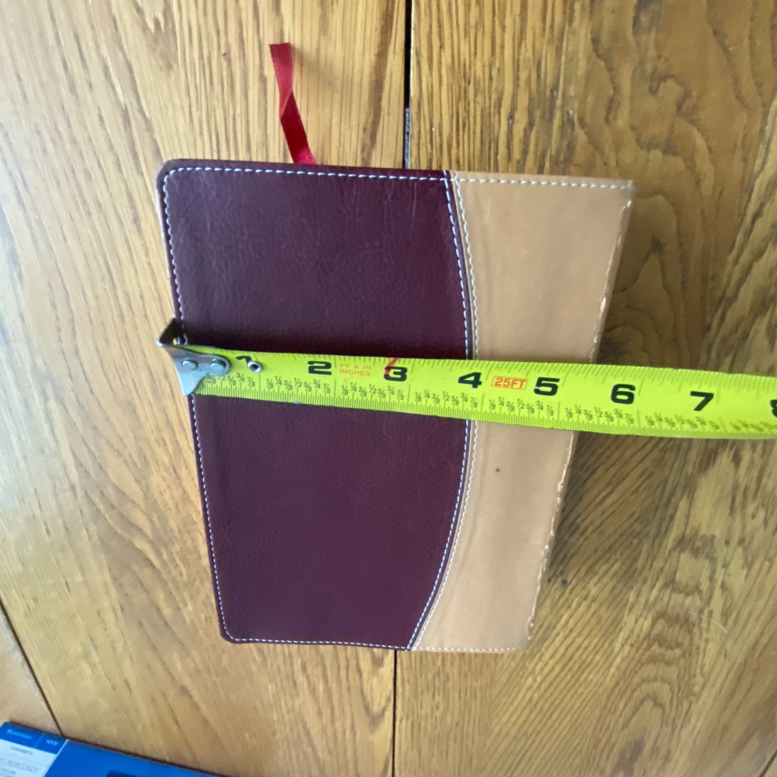 NIV Compact Study Bible Zondervan Italian Duo Tone Camel Burgundy