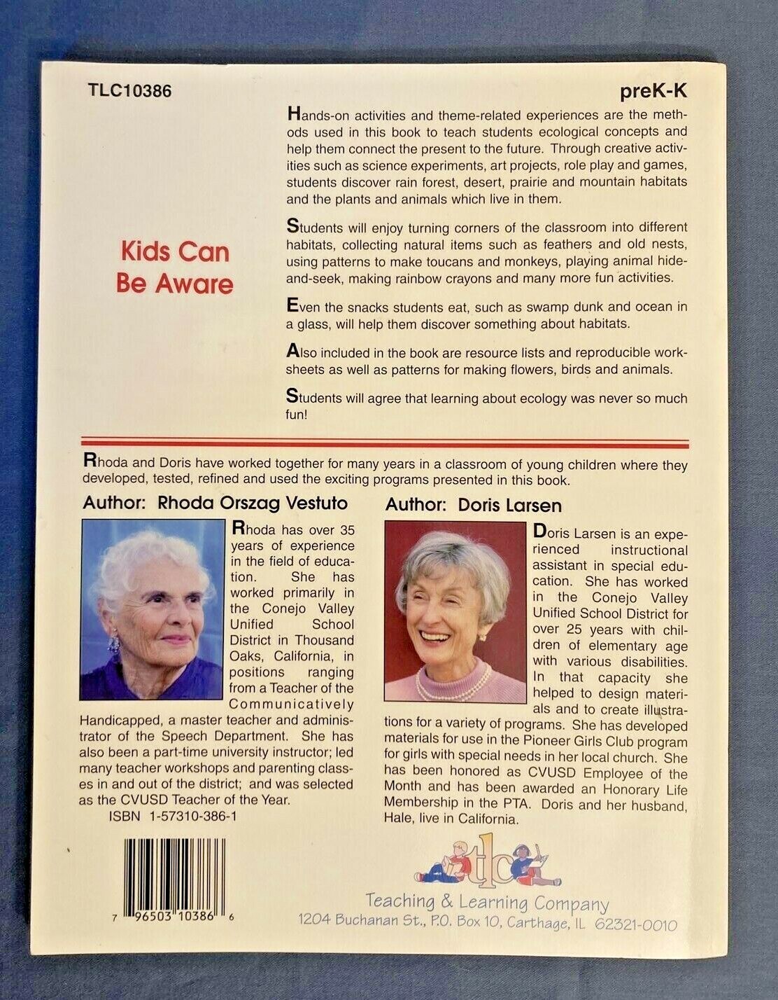 Kids Can be Aware Creative Lessons for Teaching Kids About Ecology PreK K Teach