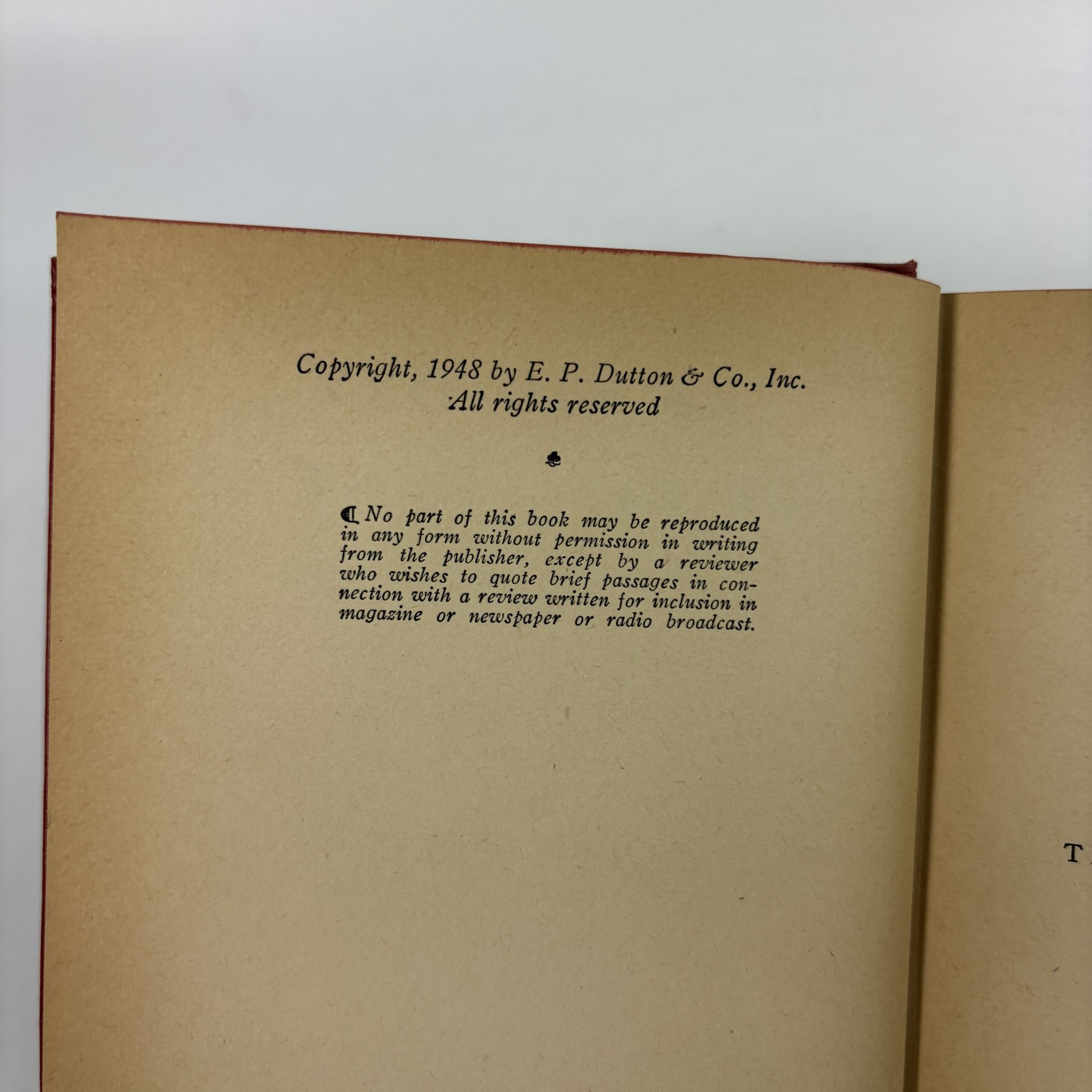 The Victory of Paul Kent Garth Hale 1948 Fiction E.P. Dutton