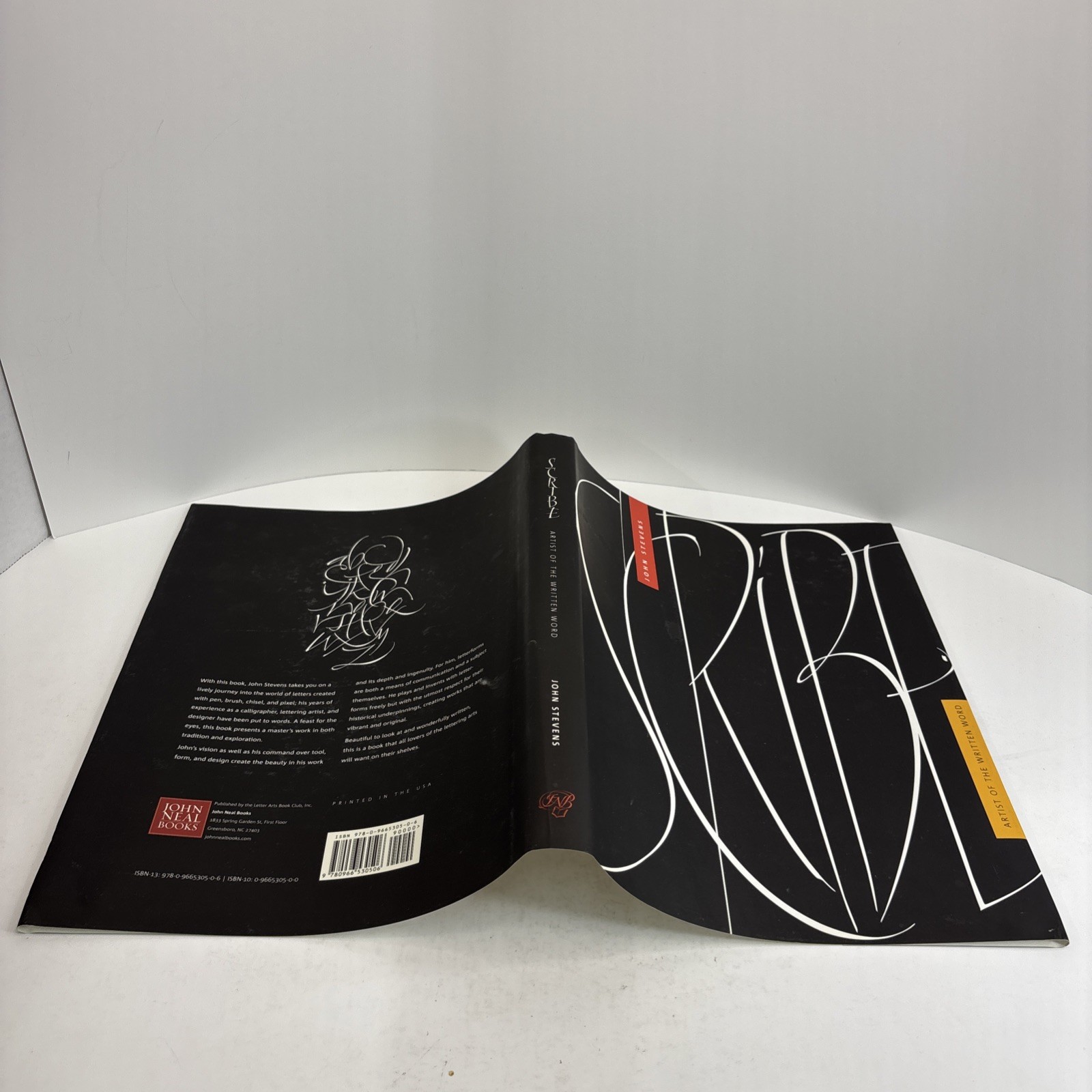 Scribe: Artist of the Written Word, John Stevens RARE out of print- Good