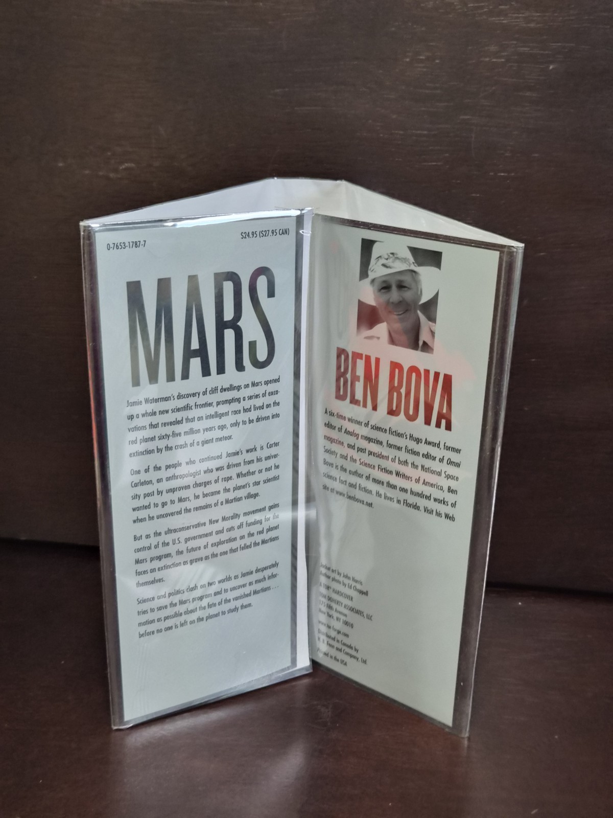 Ben Bova MARS LIFE 2008 1st/1st HCDJ John Harris Grand Tour Sci-Fi VG+