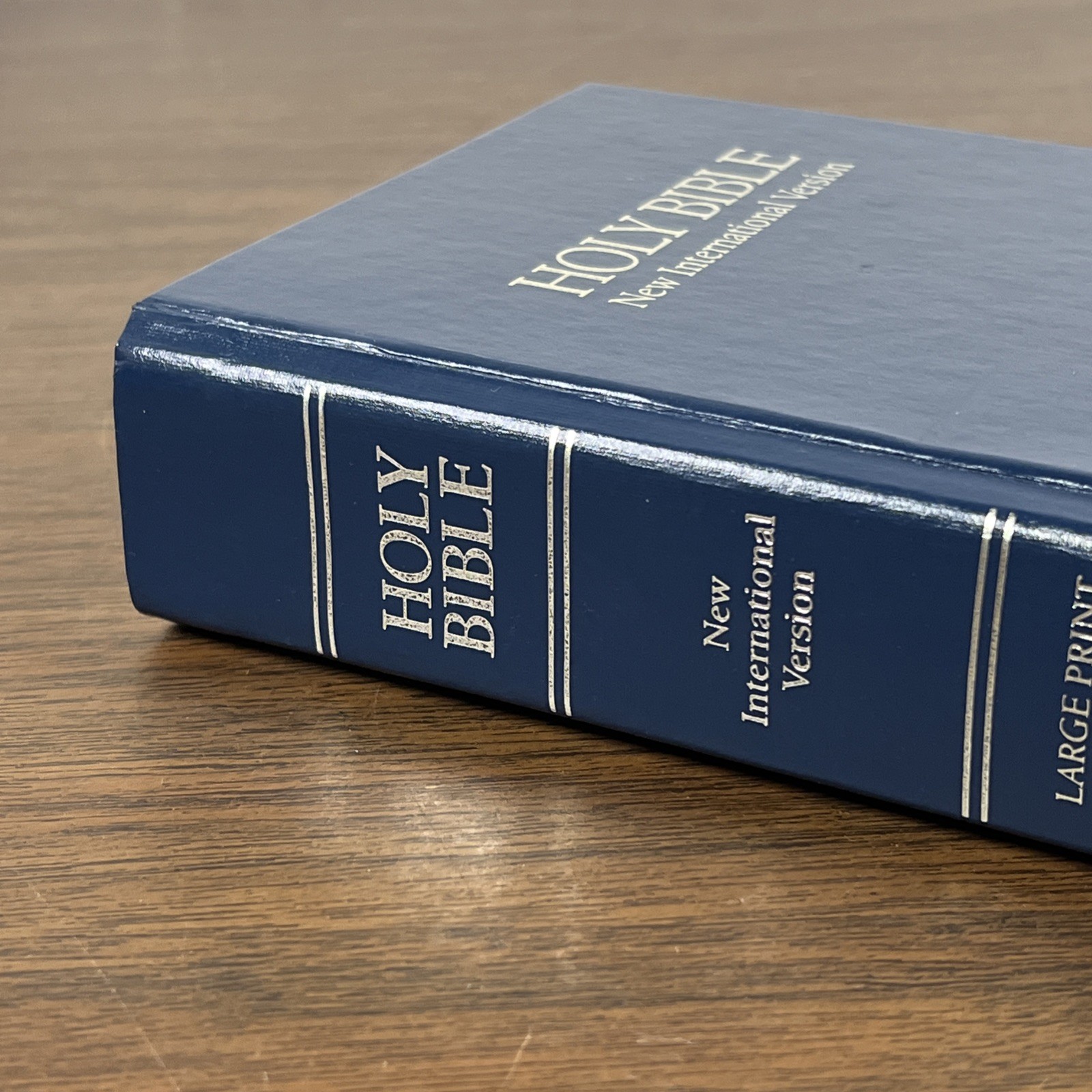 Holy Bible NIV Large Print Edition Zondervan 1985 HC New International Version
