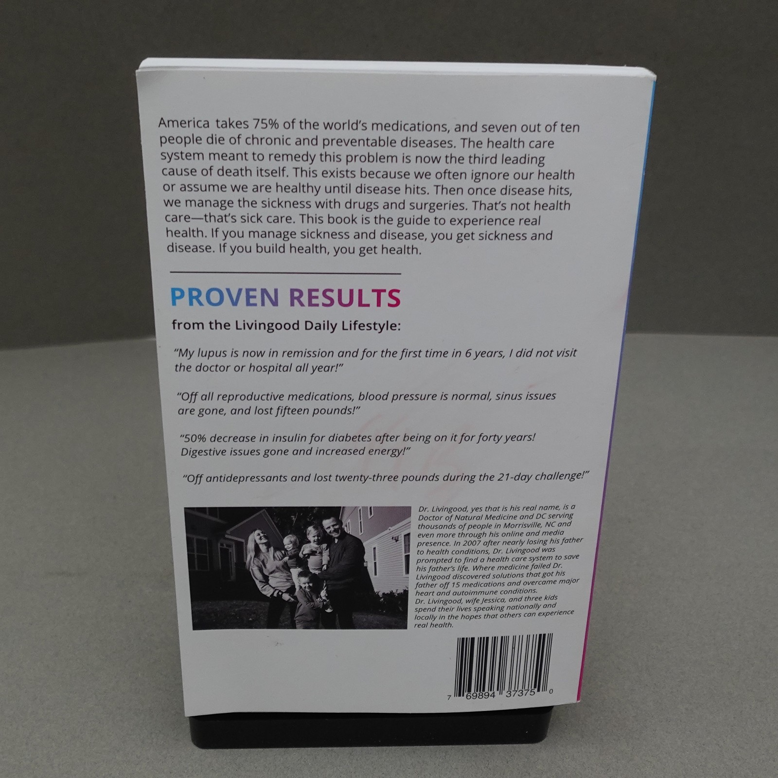 LIVIN Good Daily Paperback Your 21 Day Guide To Real Health By Dr. Livingood
