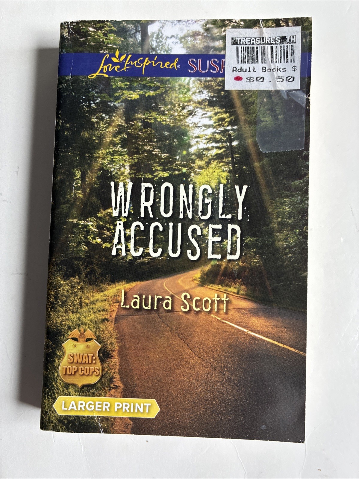 Love Inspired Suspense, lot 4 paperbacks – Laura Scott, Jenna Night, Sharon Dunn