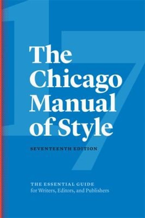 The Chicago Manual of Style, 17th Edition Hardcover