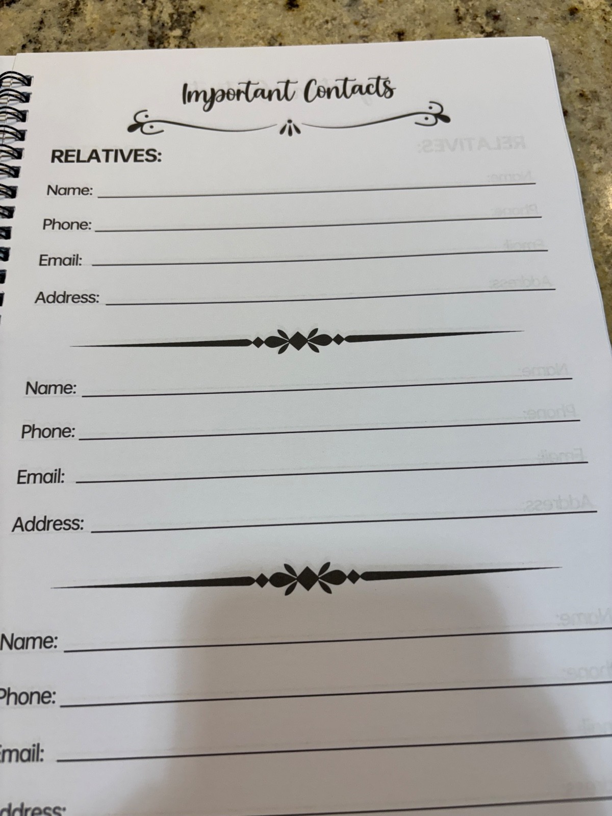 My Final Wishes – When I am Gone – End of Life Planner – 82 Pages – $7.99