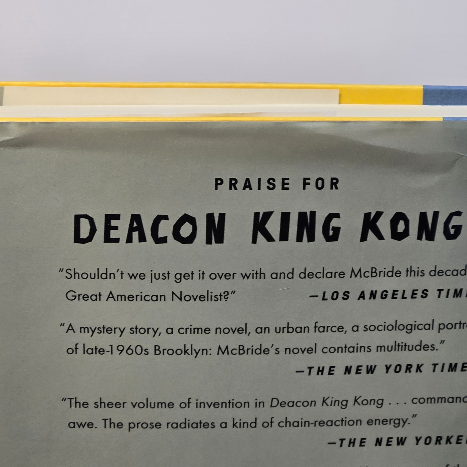 James McBride SIGNED Lot (2) | Deacon King Kong + Heaven & Earth | 1st Printings