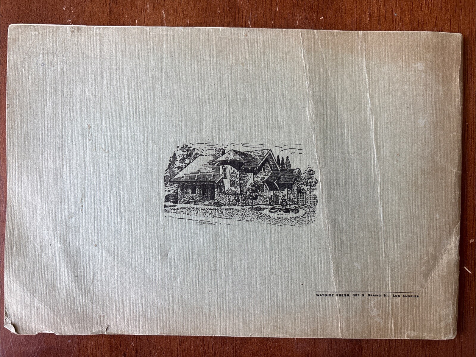 1909 Bungalows & Cottages VERY RARE! Los Angeles Investment Co. Booklet