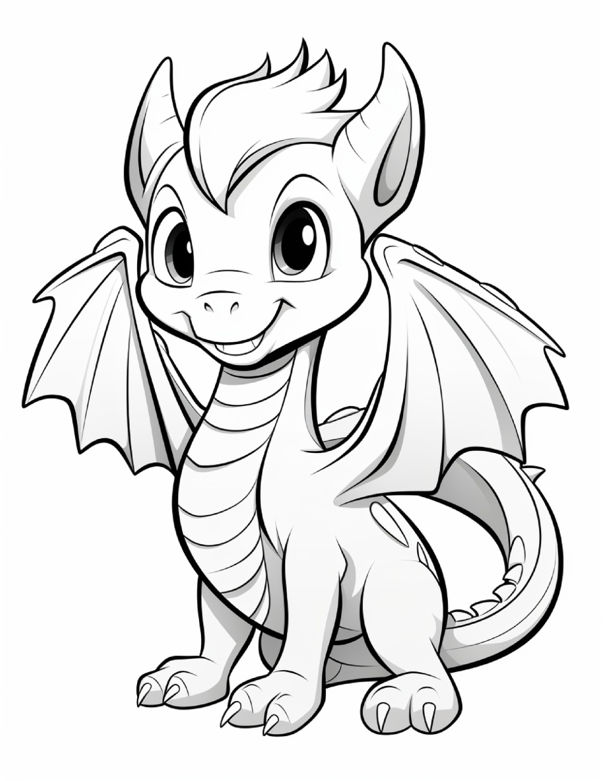 Baby Dragons Coloringbook geat fun for everone and all ages