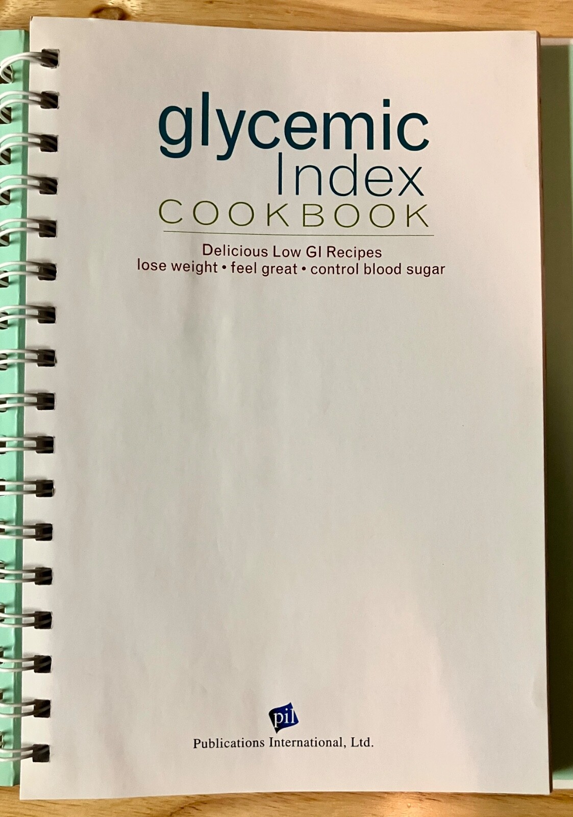 The Glycemic Index Cookbook: Recipes to Chart Glycemic Load and Lose Weight VG