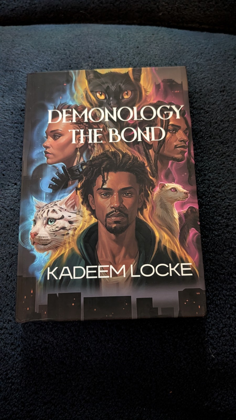 Demonology: The Bond by Kadeem Locke Hardcover Book *Signed* Free Shipping