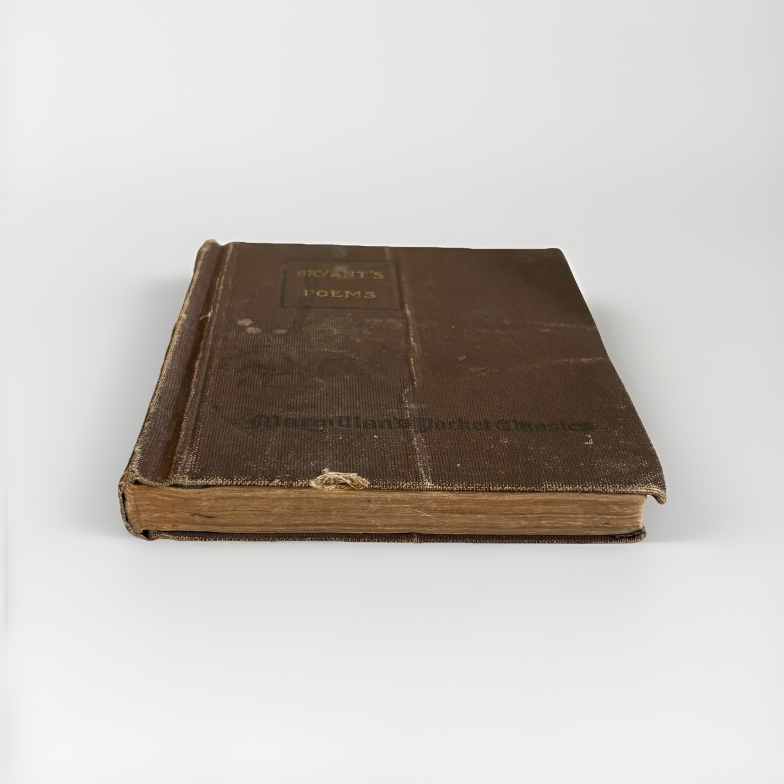 Bryant’s Poems William Cullen Bryant Pocket Copy 1906!! The Macmillan Company