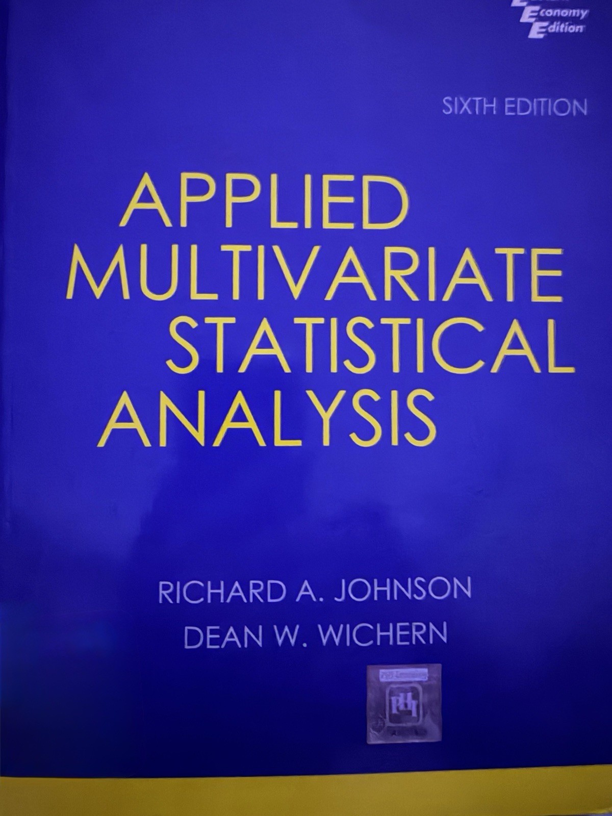 Applied Multivariate Statistical Analysis – Paperback