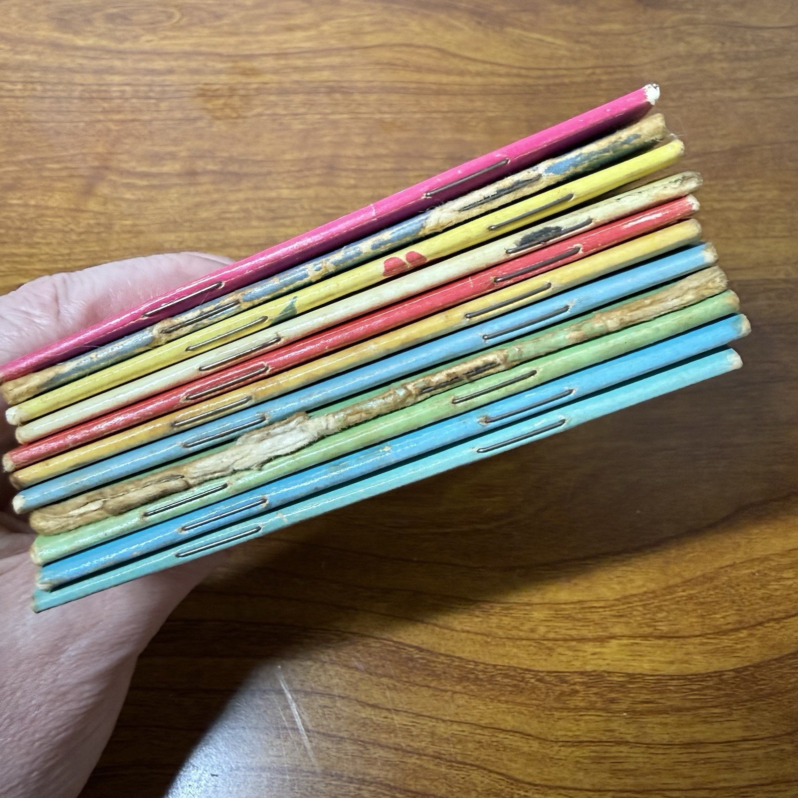 Vtg 1949-50 Mini Books Tiny Tales Whitman USA Printed Set Of 11