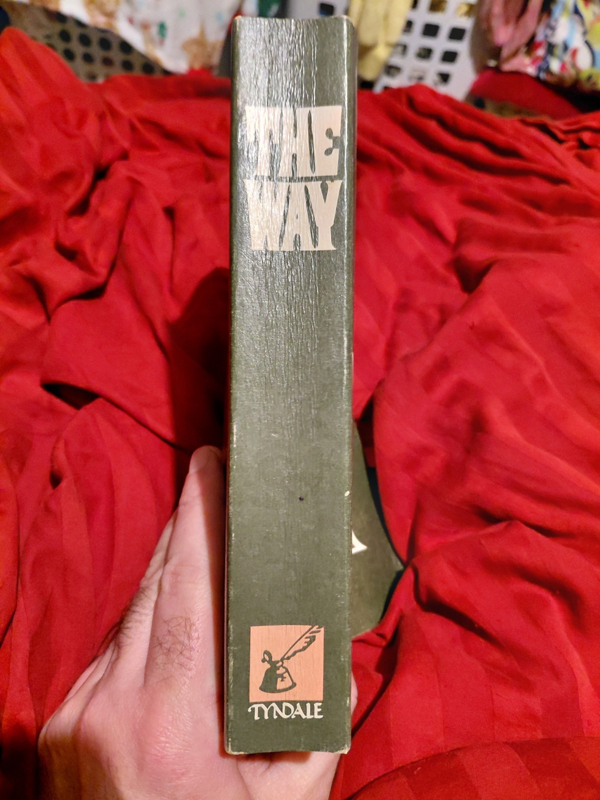 The Way The Living Bible Illustrated Tyndale Green Paperback 1977 Vintage