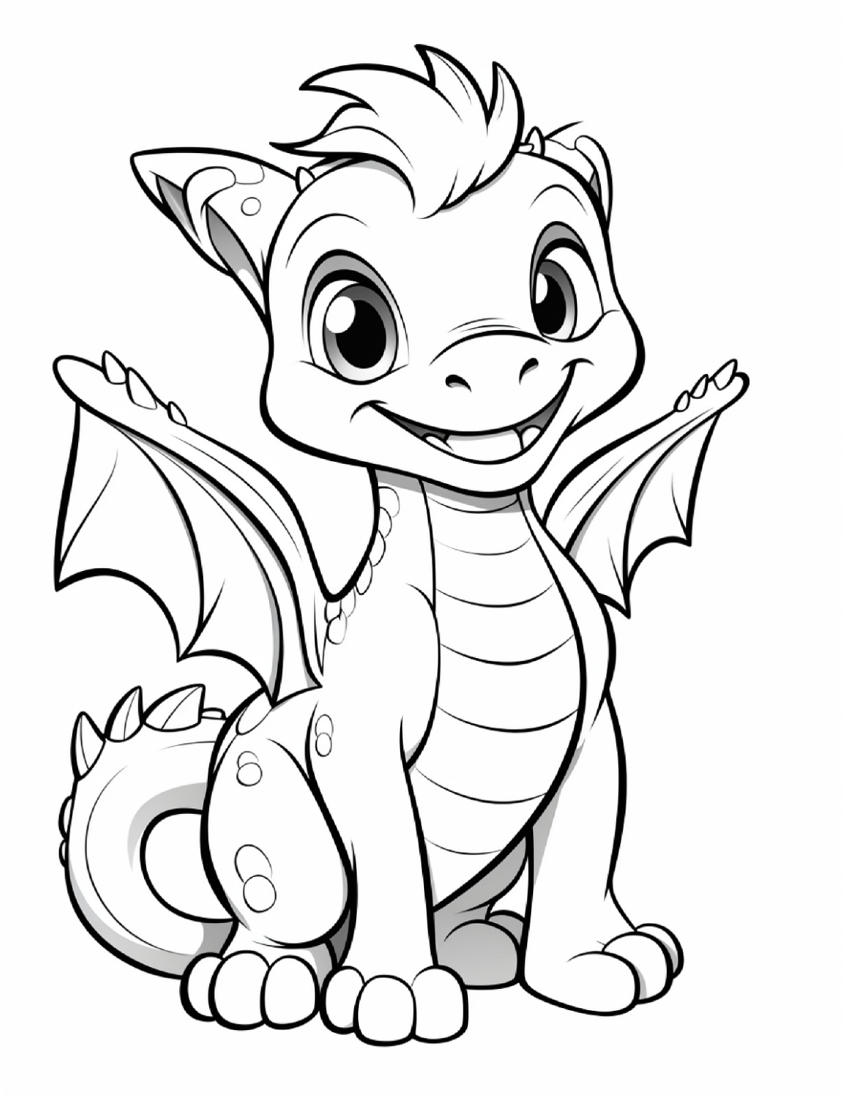 Baby Dragons Coloringbook geat fun for everone and all ages