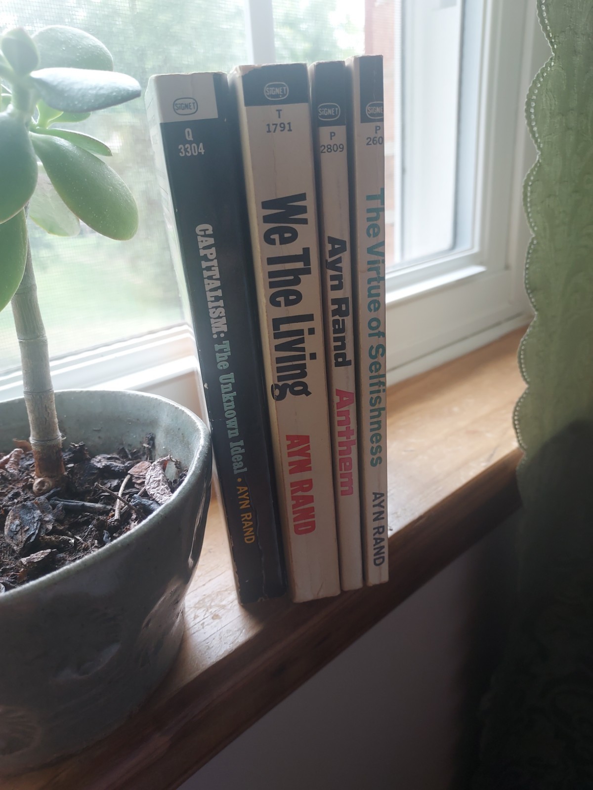 Ayn Rand Vintage Signet Paperback Books, Lot of 4