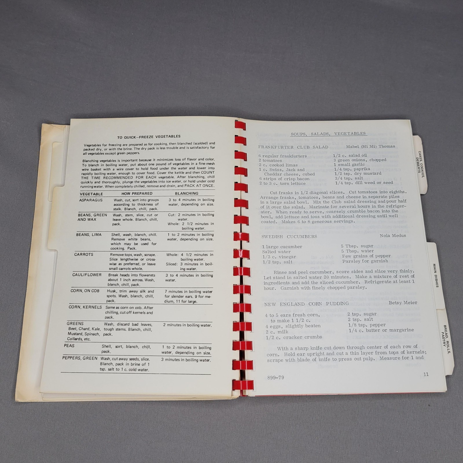 Vintage Yolo General Hospital Auxiliary Incredible Edibles Cookbook Woodland CA