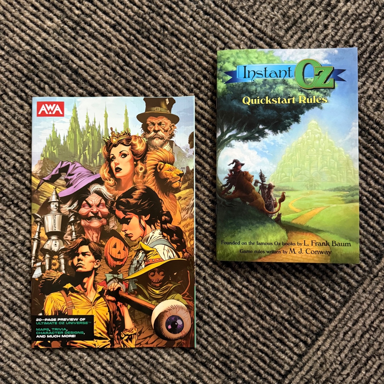 2025 OzCon International Program Book Tote Bag LOT The Wizard of Oz Return to