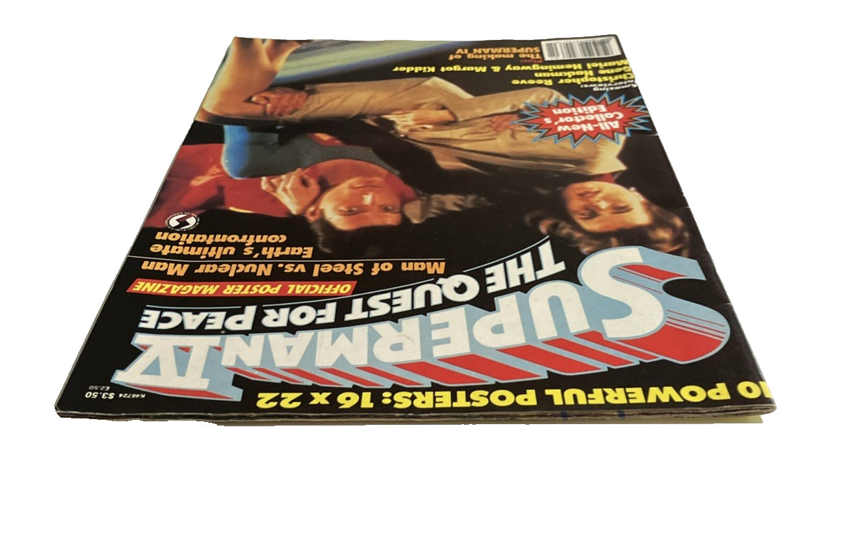Superman IV The Quest for Peace Official Poster Mag. All New Collector’s Edition