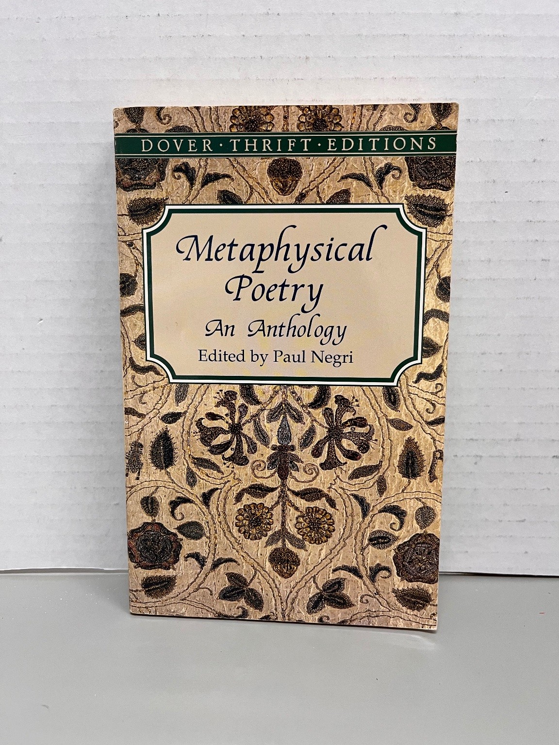 Metaphysical Poetry Anthology Paul Negri 2002 Dover Thrift Edition Poetry
