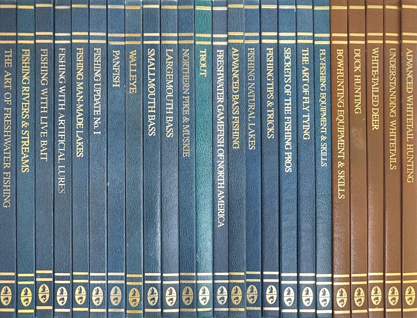 Hunting & Fishing Library 24 Book Hardcover Lot Cy DeCosse Sternberg Outdoor