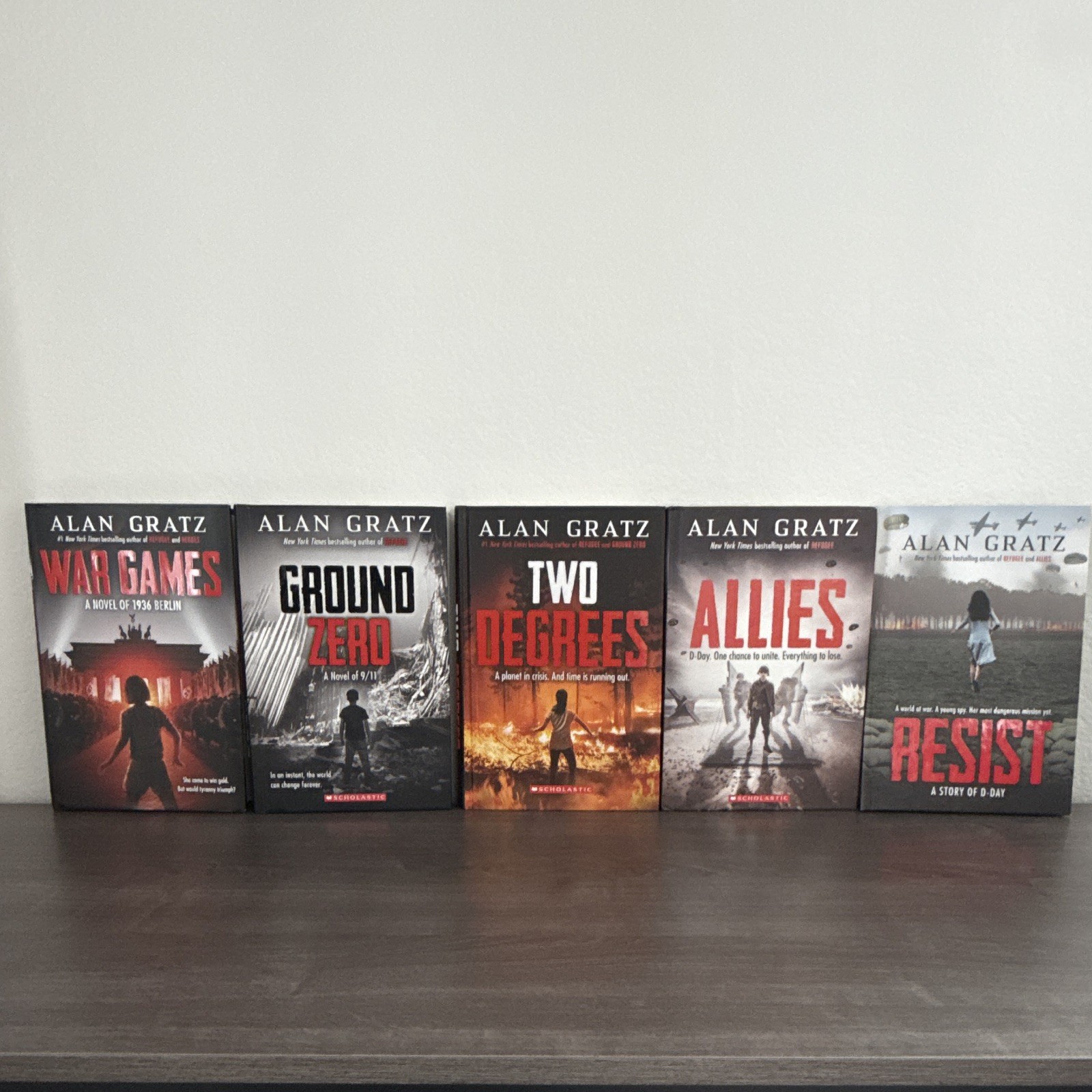 Every Alan Gratz Hardcover with Jacket YA Fiction Scholastic Book