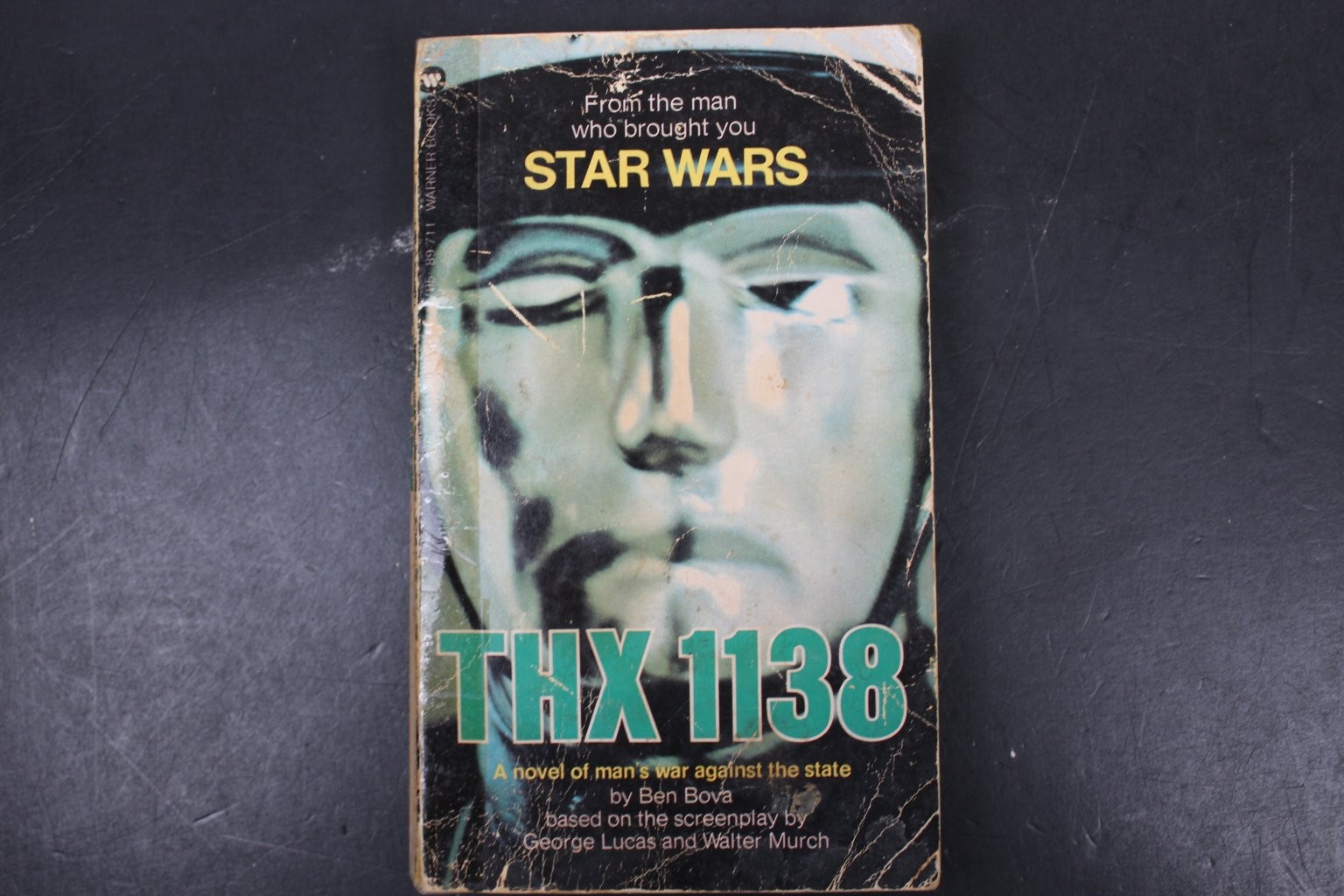 THX 1138 Ben Bova 1978 Reissue Science Fiction George Lucas Warner Books PB