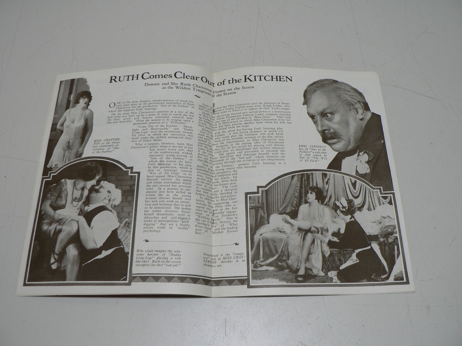 Vintage 1920’s Balaban & Katz Magazine Corinne Griffith Front Cover