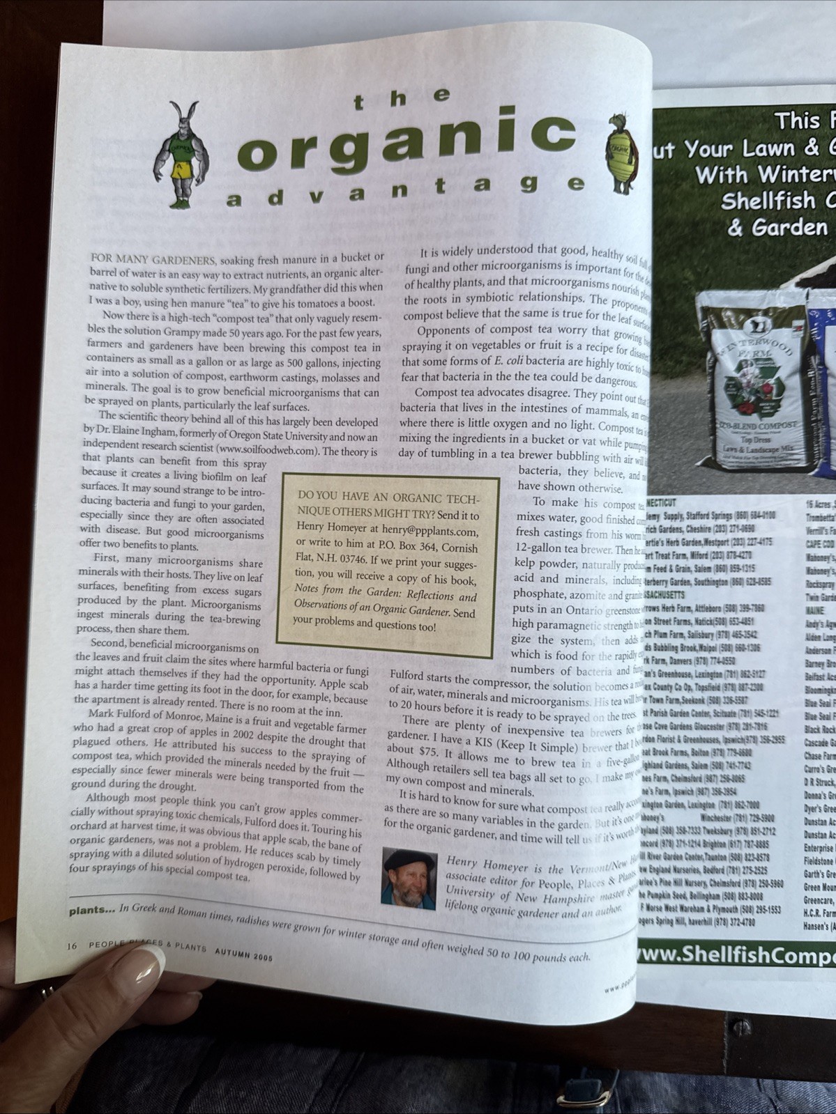PEOPLE PLACES PLANTS – New England & New York Garden Magazine Autumn 2005 112 Pg