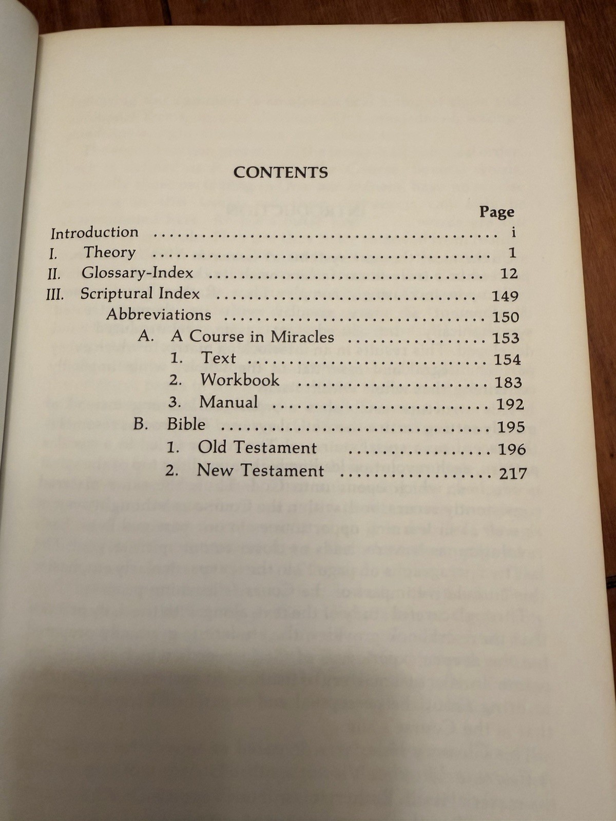 A Course in Miracles 5 Book Lot Hardcover Text Workbook Manual Glossary Index
