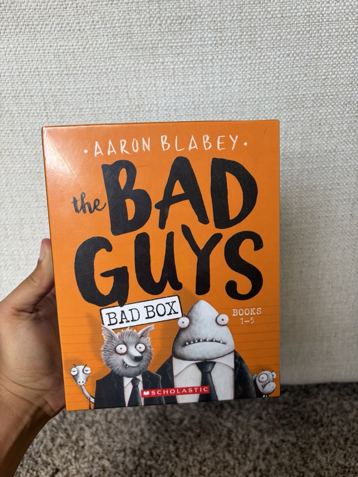 Scholastic The Bad Guys: Bad Box Books 1-5 by Aaron Blabey Illustrated