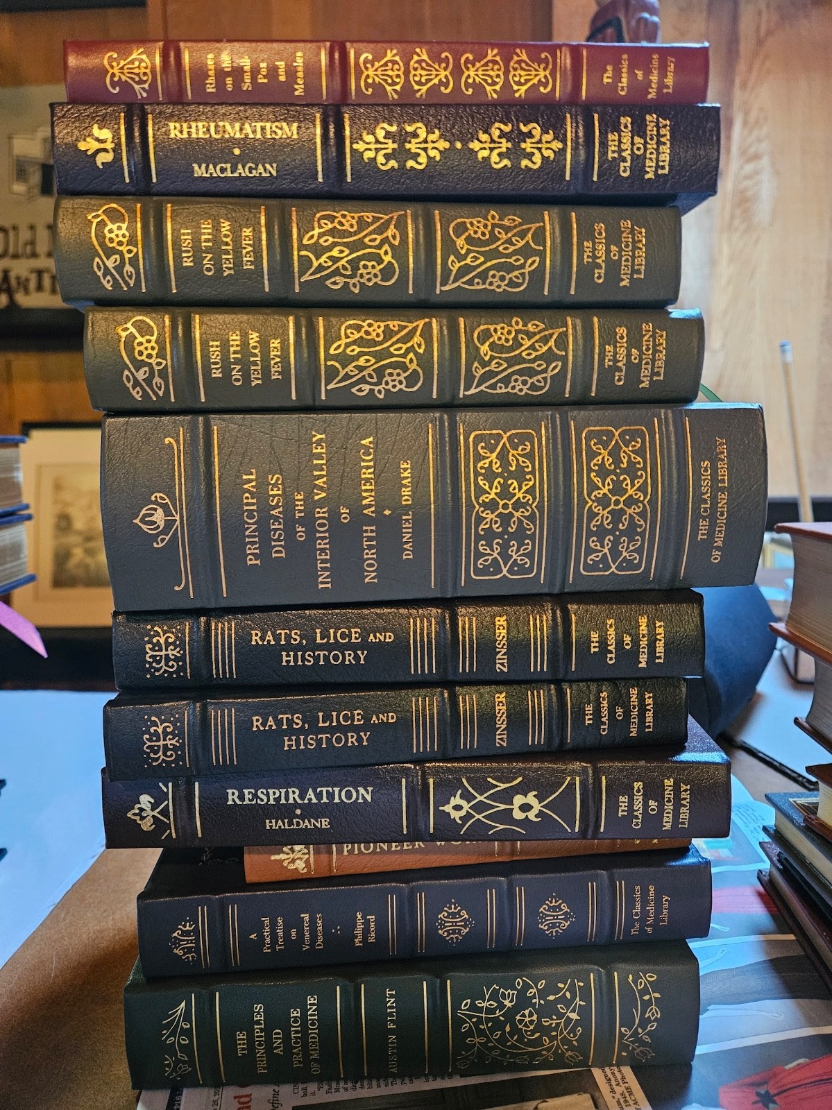 Classics of Medicine Library, Leather bound Gryphon Editions, CHOOSE TITLE