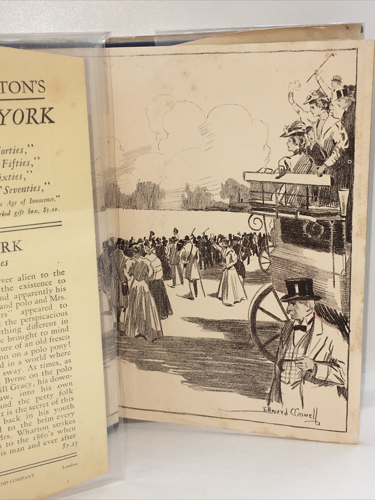 Rare 1924 Edith Wharton First Edition Old New York 4 Book Set, 1 SIGNED!! HCDJ