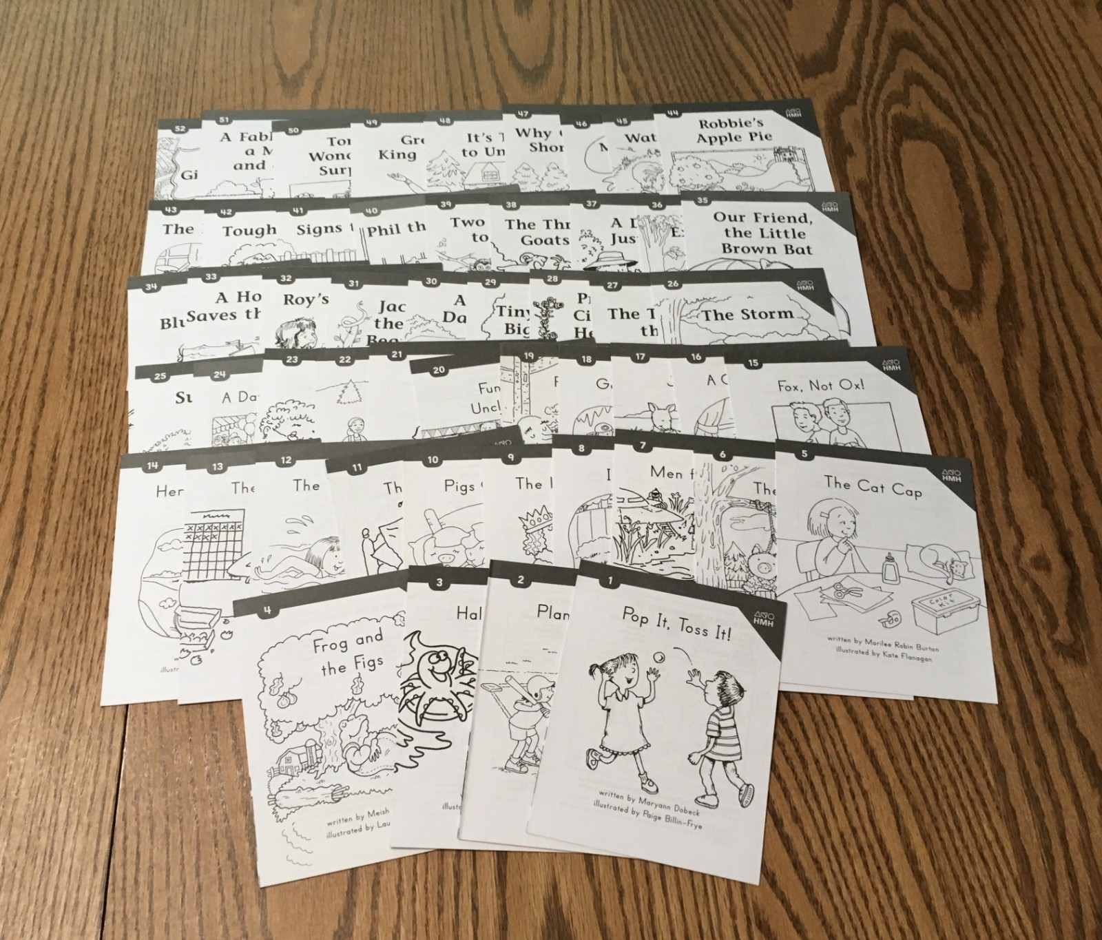 HMH SAXON PHONICS & SPELLING 1ST GRADE DECODABLE TAKE HOME READERS 1 – 52