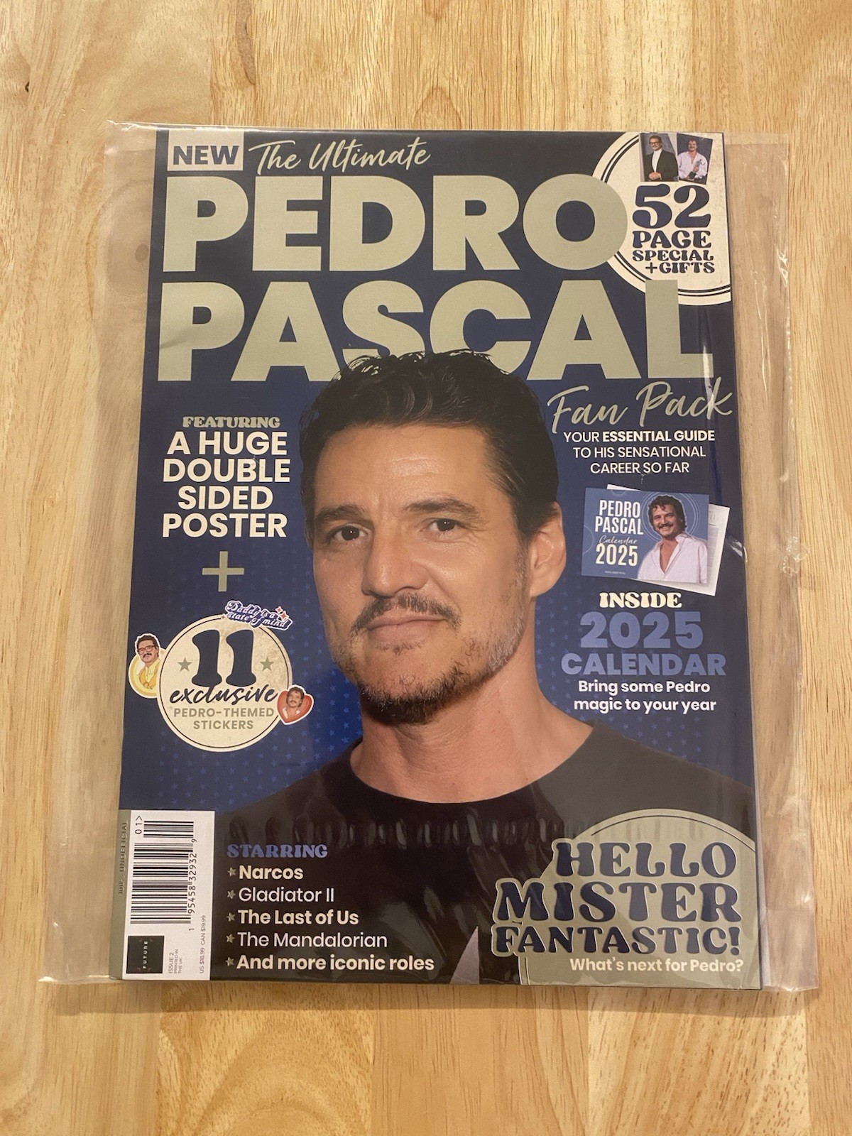 The Ultimate Pedro Pascal Fan Pack 2025 Calendar Poster Stickers #2 US SELLER