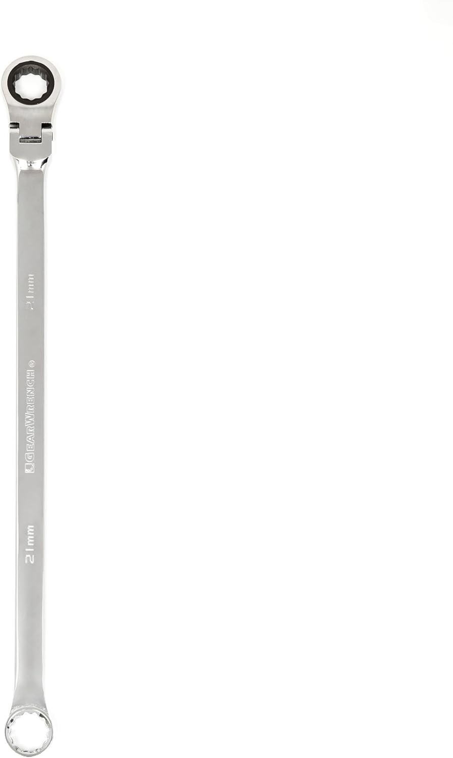 GEARWRENCH GearBox 12 Pt. XL Flex Head Double Box Ratcheting 21mm, Black