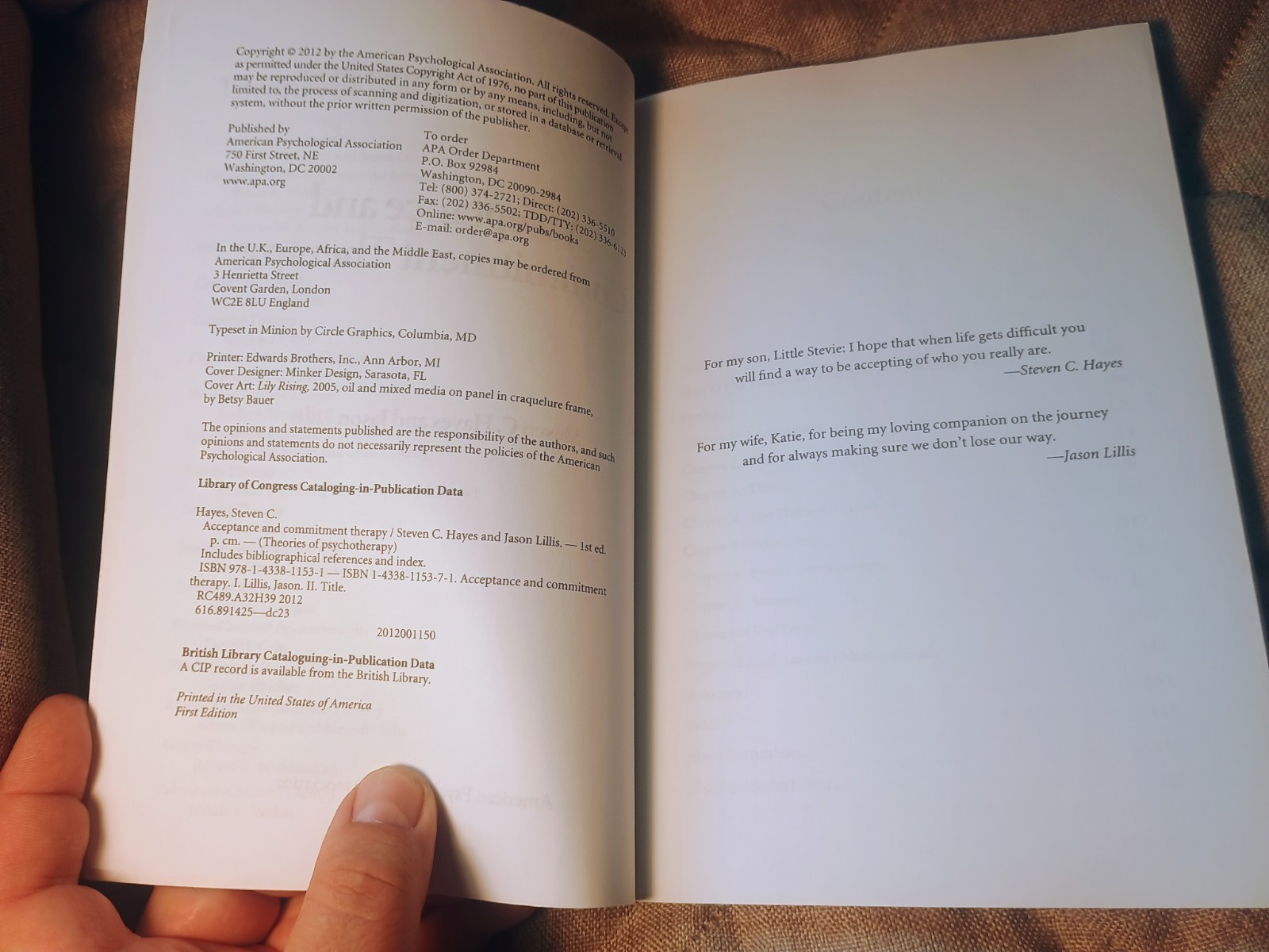Acceptance and Commitment Therapy – Paperback by Steven C. Hayes & Jason Lillis
