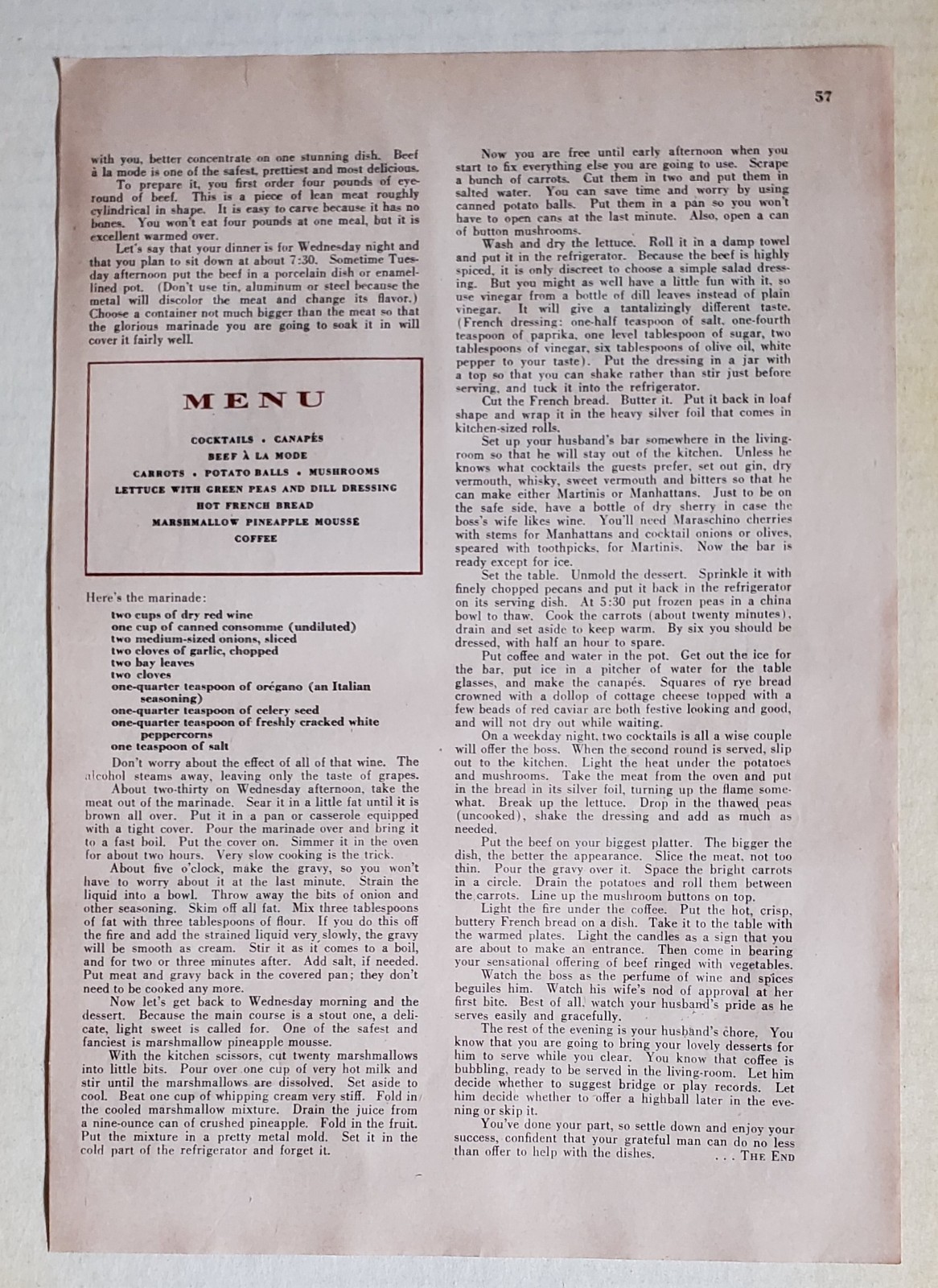 MARCO COMES LATE- 4TH LOST DR. SEUSS STORY. ORIGINAL REDBOOK PAGES SEPT. 1950.
