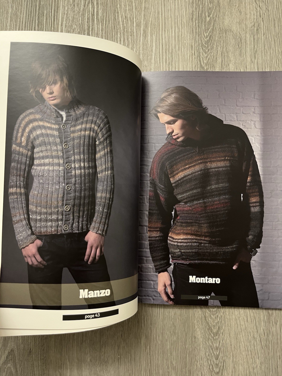 Noro Men Jane Ellison 2009 Trade PB Knitting Pattern Book 8.5×12” UK VG
