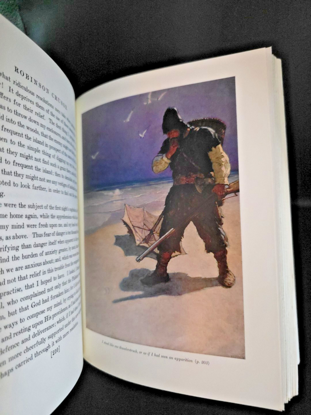 Numbered, Limited Edition Robinson Crusoe Defoe / N.C. Wyeth Illustrations 1983