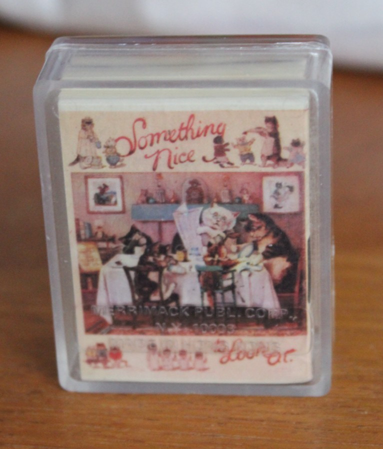 Merrimack Publishing Co. 1982 Set of 5 Mini Story Books w/Case, Hong Kong – NEW